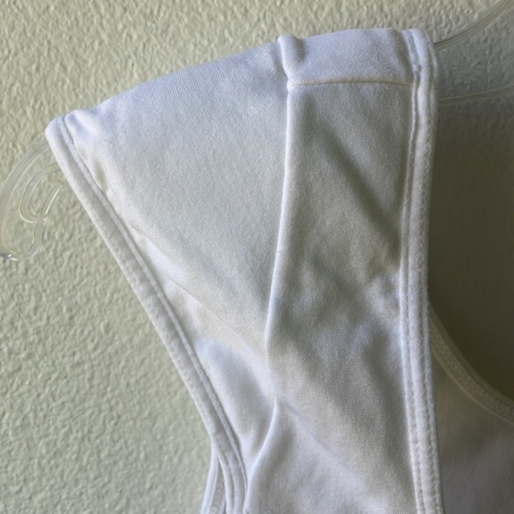 BCBGMaxAzria top with built-in bra and shoulder pads XS or Small - Picture 5 of 11